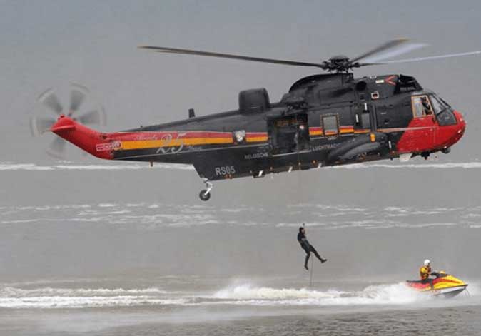 Beschermen “Search and Rescue” helikopters