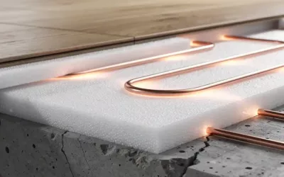 Kan PE schuim worden gebruikt in combinatie met vloerverwarming