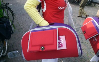 Thermogevormde vending rugzakken en tassen voor mobiele sampling en promotie