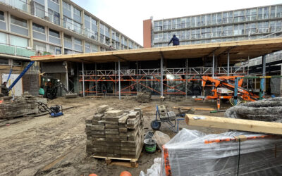 ALDI Leiden Diamantplein: akoestische supermarktvloer onder appartementen